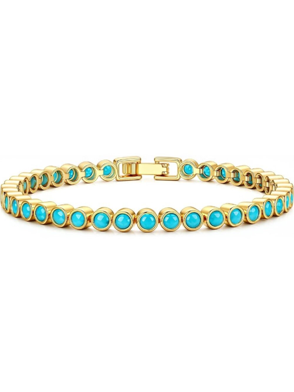 Elegant Gold Tennis Bracelets for Women & Teens - Stylish Jewelry Accessory